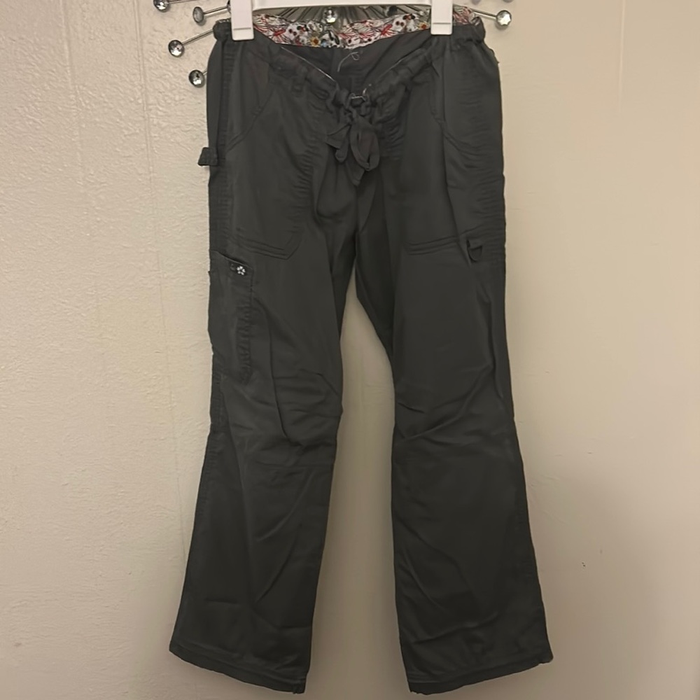 Gray scrub pants